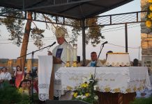BISKUP ANTUN PREDVODIO SLAVLJE VELIKE GOSPE U KLOŠTRU KOD SLAVONSKOG KOBAŠA