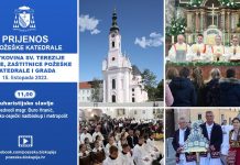 Snimka prijenosa euharistijskog slavlja na svetkovinu sv. Terezije Avilske u Požegi