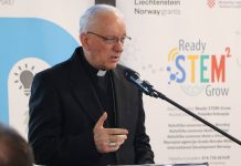 Govor biskupa Škvorčevića na susretu učitelja katoličkih osnovnih škola u Novskoj