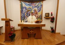 Biskup Ivo predvodio euharistijsko slavlje u samostanu Navještenja Gospodinova Školskih sestara franjevki u Zagrebu