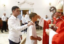 Raspored slavlja sakramenta svete potvrde 2026. godine