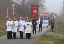 Hodočašće hrvatskih branitelja u Voćin prigodom godišnjice njegova stradanja