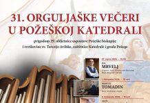 Orguljaške večeri u požeškoj Katedrali 2026.